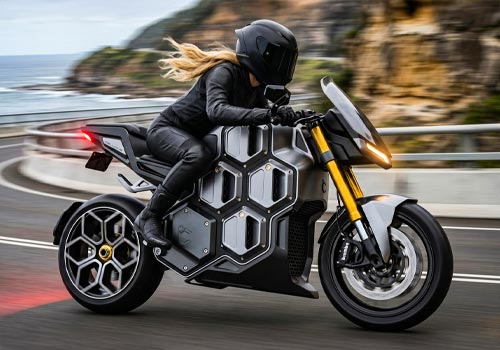 Tokyo Design Awards Winner - Cellcius Electric Moto Co | C-01 Hypersports Motorcycle by Clandestine Design Group